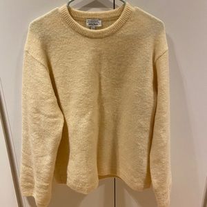 &Other Stories Pale Yellow Sweater